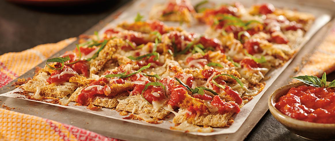 TRISCUIT Eggplant Parm "Flatbread"
