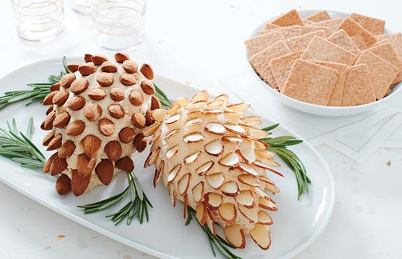 WHEAT THINS Gruyere Pinecone Spread