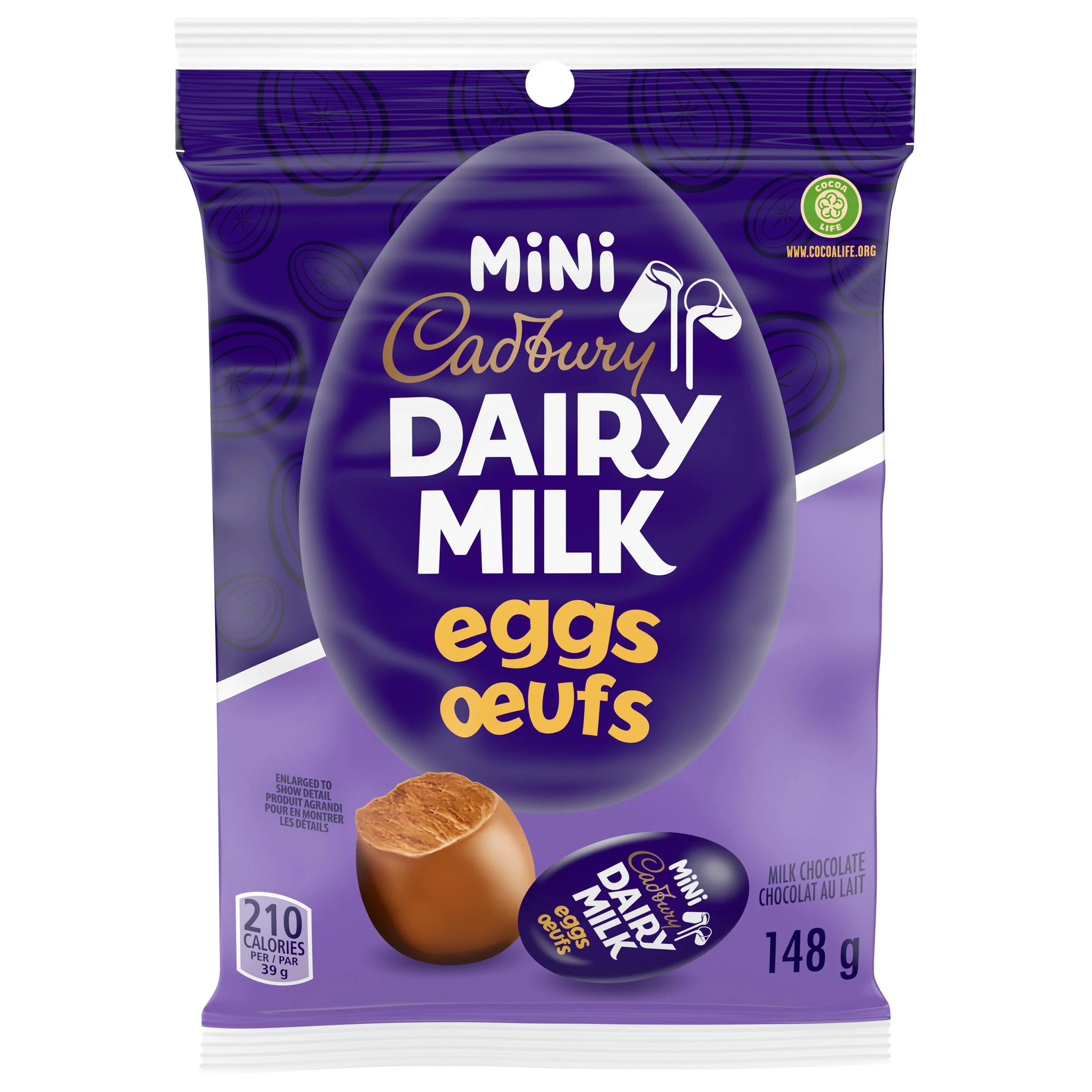 CADBURY DAIRY MILK SOLID EGGS 148G 