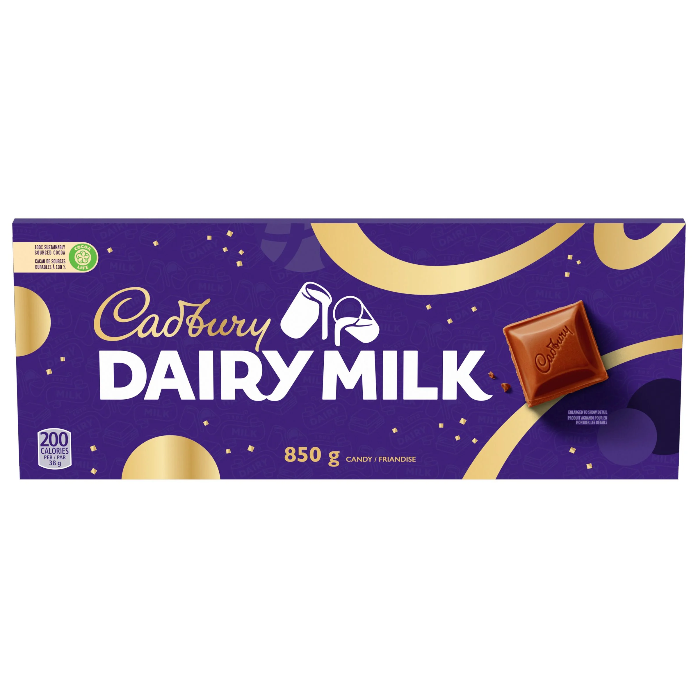 CADBURY DAIRY MILK CANDY BAR (850 G)