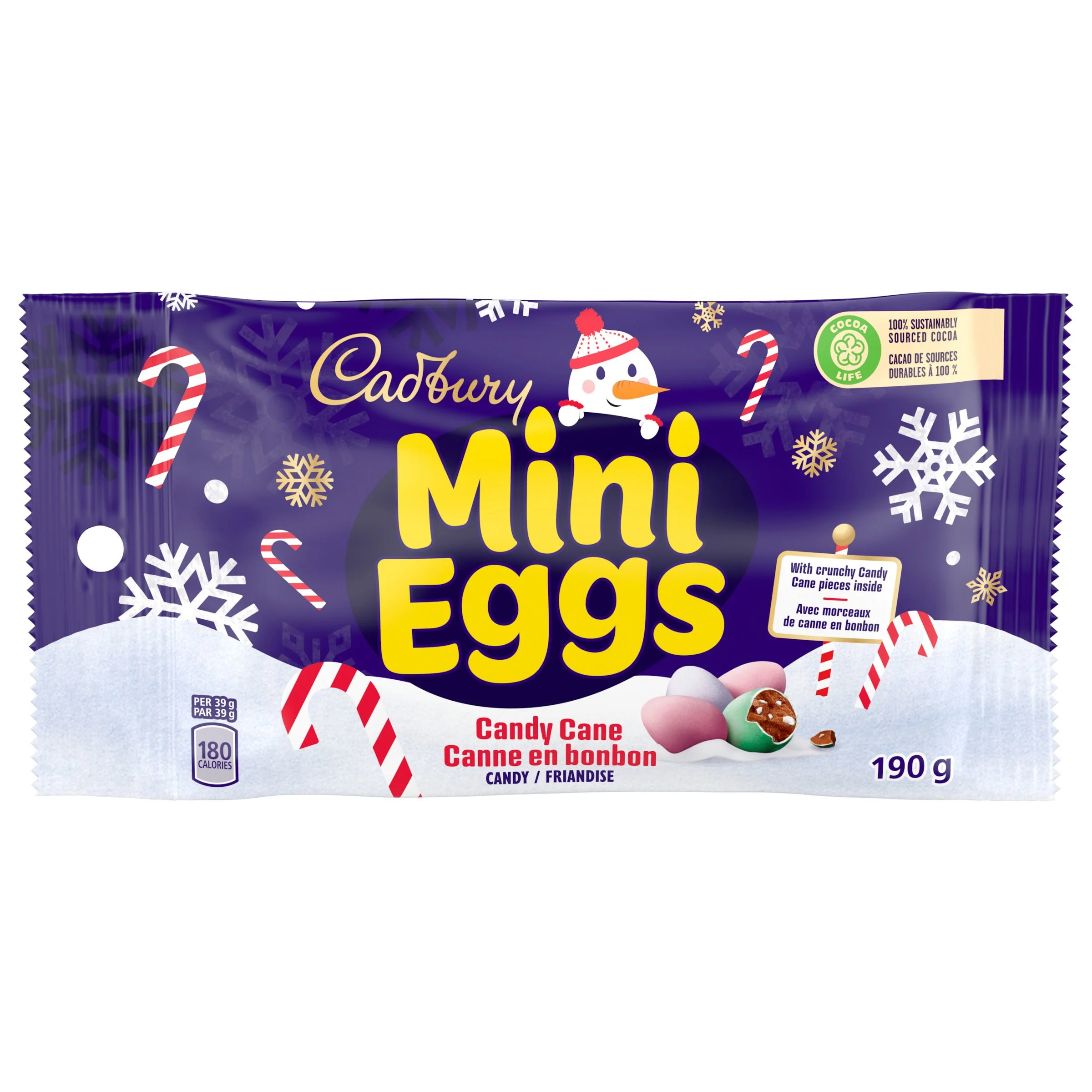 CADBURY MINI EGGS CANDY CANE CANDY (190 G)