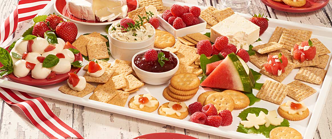 Summer Fruit and Cheese Board