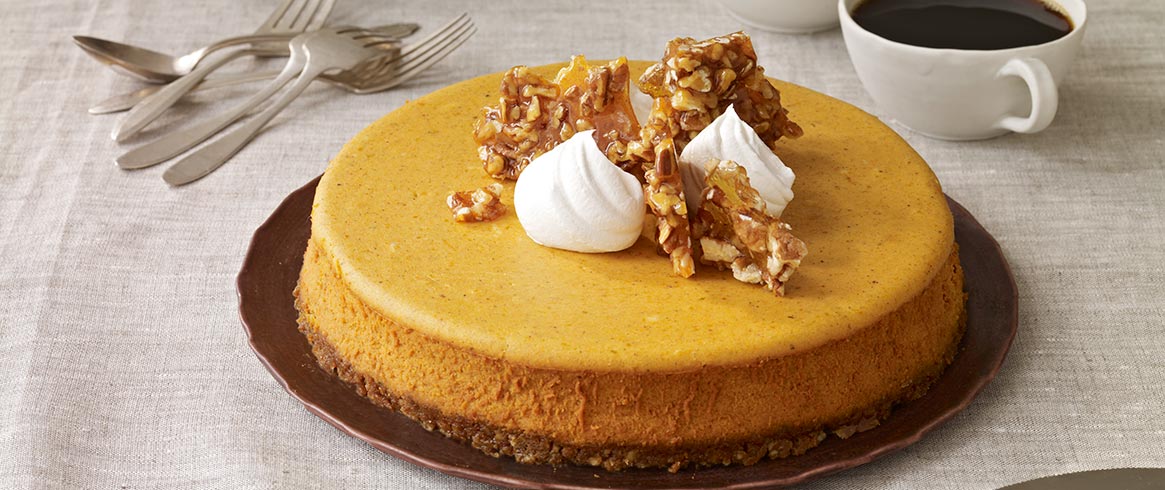 HONEY MAID Pumpkin Praline Cheesecake