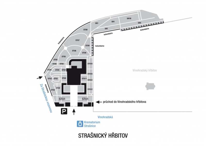 Krematorium Strašnice: Informace, otevírací doba, parkování, květinářství a další