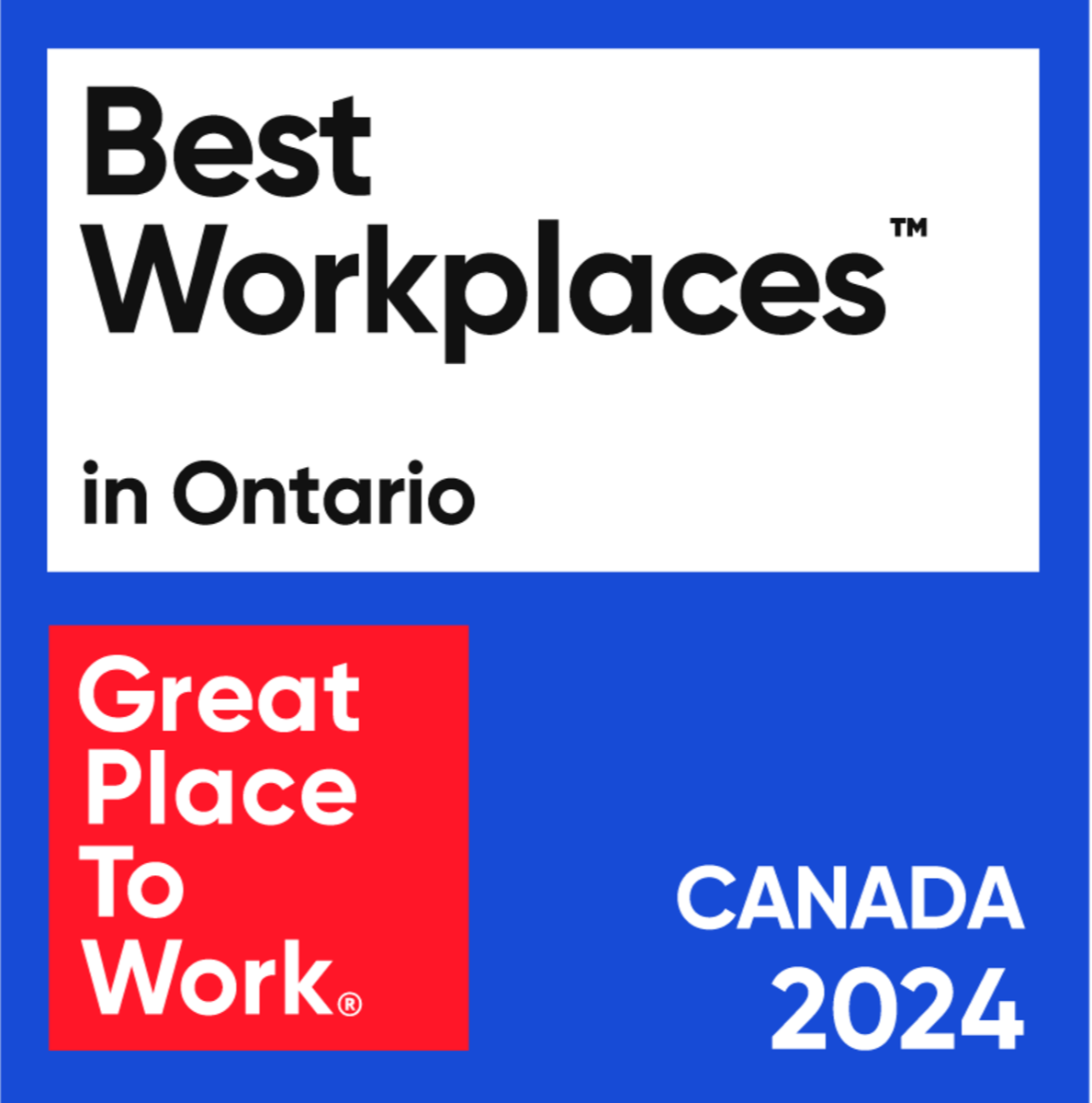 Great Place to work badge