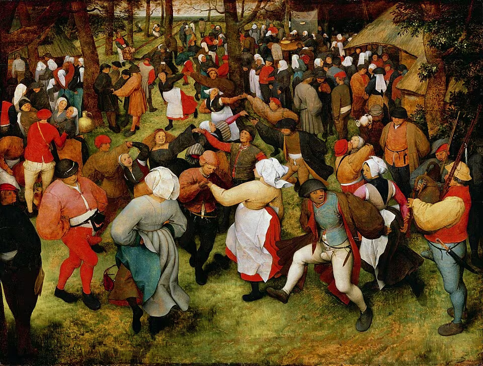 Pieter Bruegel the Elder: The Wedding Dance (1566) | Detroit Institute of Arts (image in public domain | Wikipedia Commons)