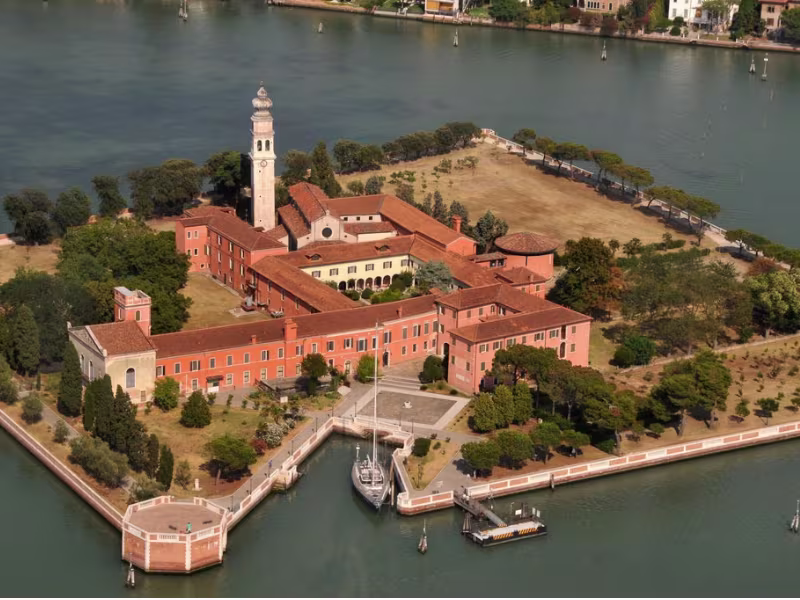 The island of San Lazzaro degli Armeni in Venice has been home to an Armenian Monastery since 1717. The island of San Lazzaro degli Armeni in Venice has been home to an Armenian Monastery since 1717.