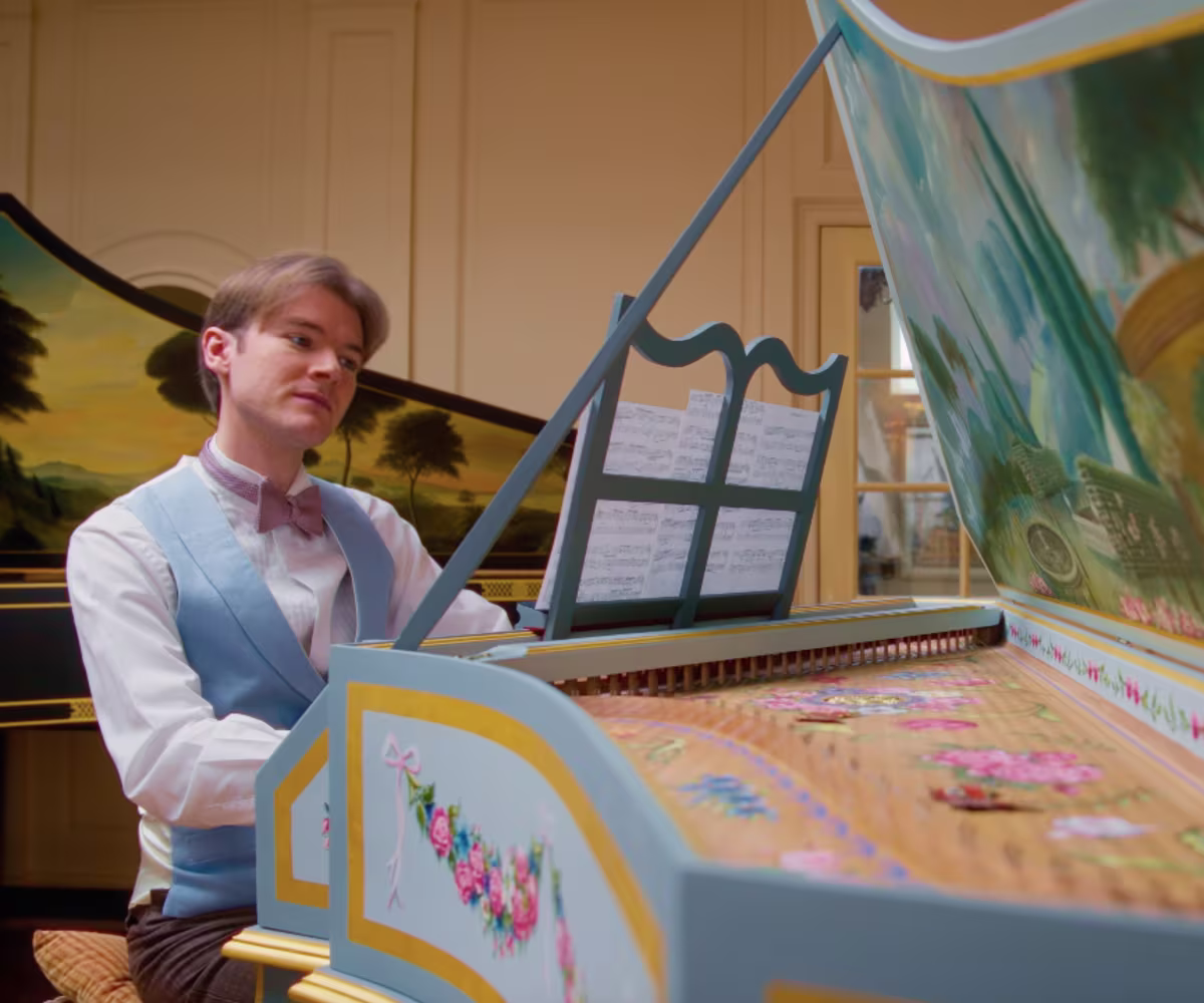 A salon recital upon the spinet A salon recital upon the spinet