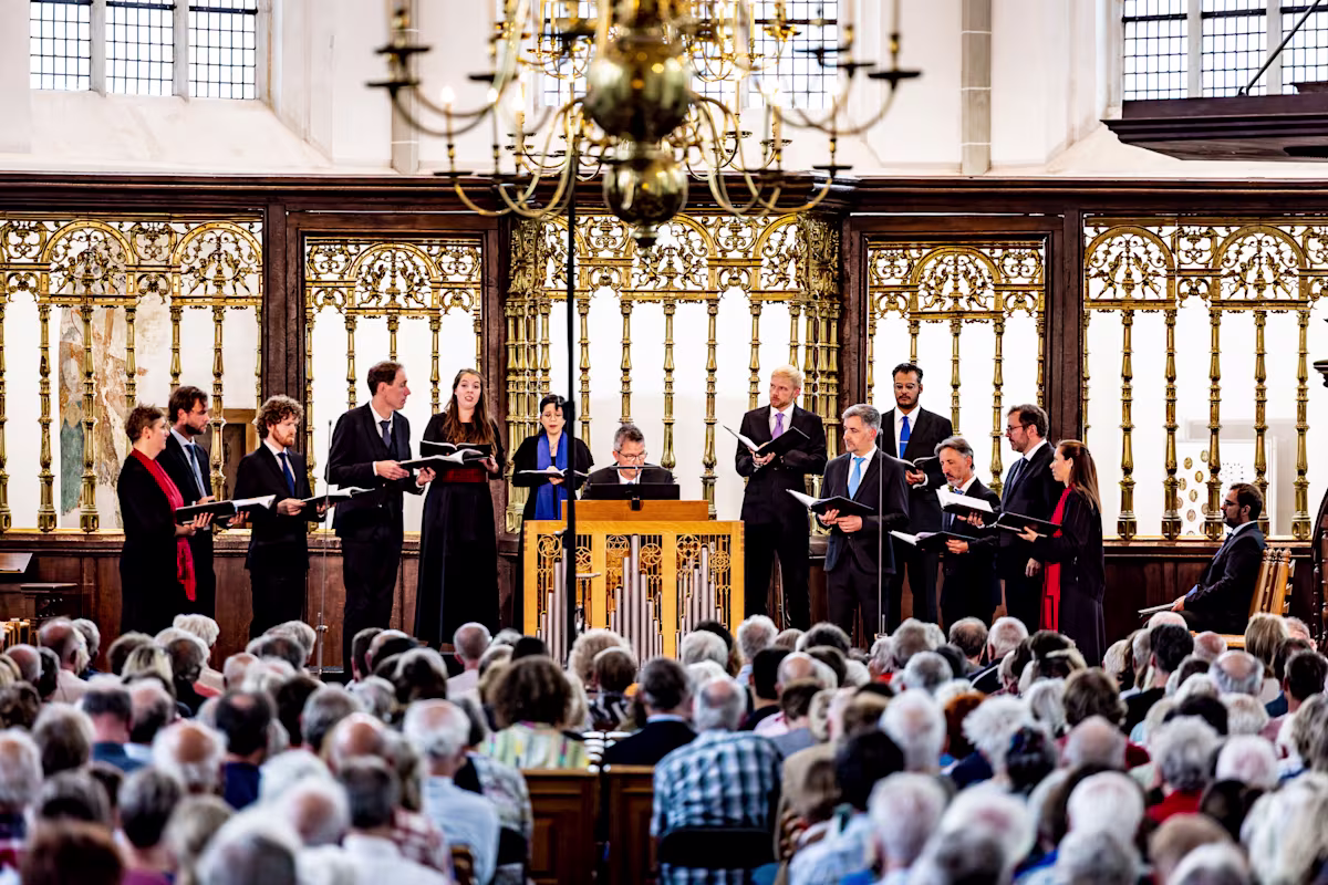 Vox Luminis performed works from the ‘Altbachisches Archiv’ (photo by Foppe Schut)