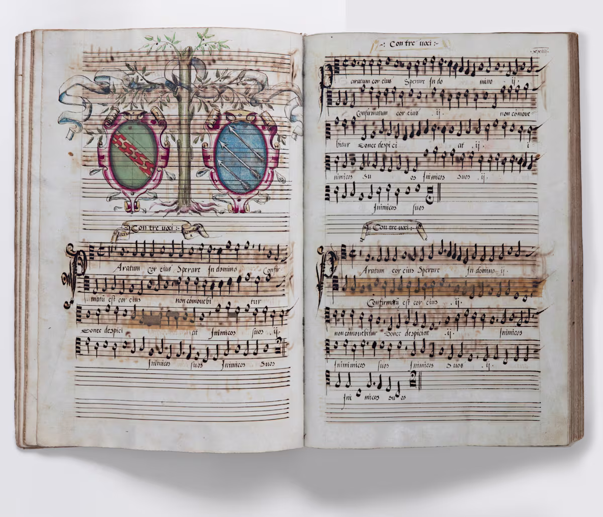 Page from The Biffoli-Sostegni manuscript (photo courtesy of Royal Conservatory, Brussels) Page from The Biffoli-Sostegni manuscript (photo courtesy of Royal Conservatory, Brussels)