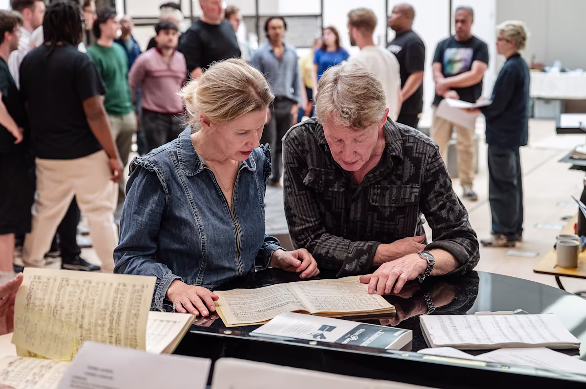 Rehearsals for Beethoven's 'Fidelio' at Garsington | Photo by Julian Guidera Rehearsals for Beethoven's 'Fidelio' at Garsington | Photo by Julian Guidera