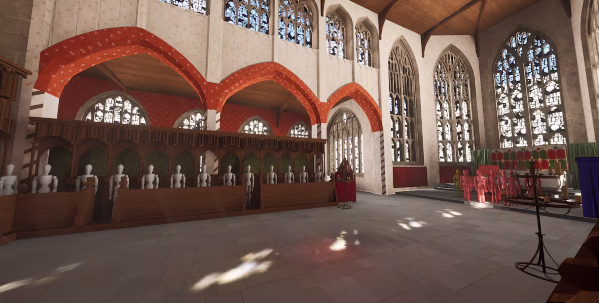 3D reconstruction of St Michael’s Parish Church, 1451