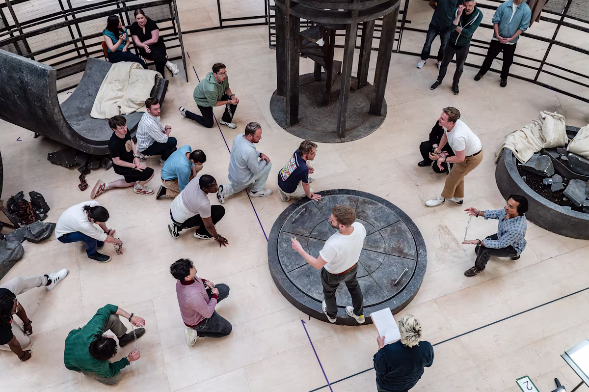 Rehearsals for Beethoven's 'Fidelio' at Garsington | Photo by Julian Guidera Rehearsals for Beethoven's 'Fidelio' at Garsington | Photo by Julian Guidera