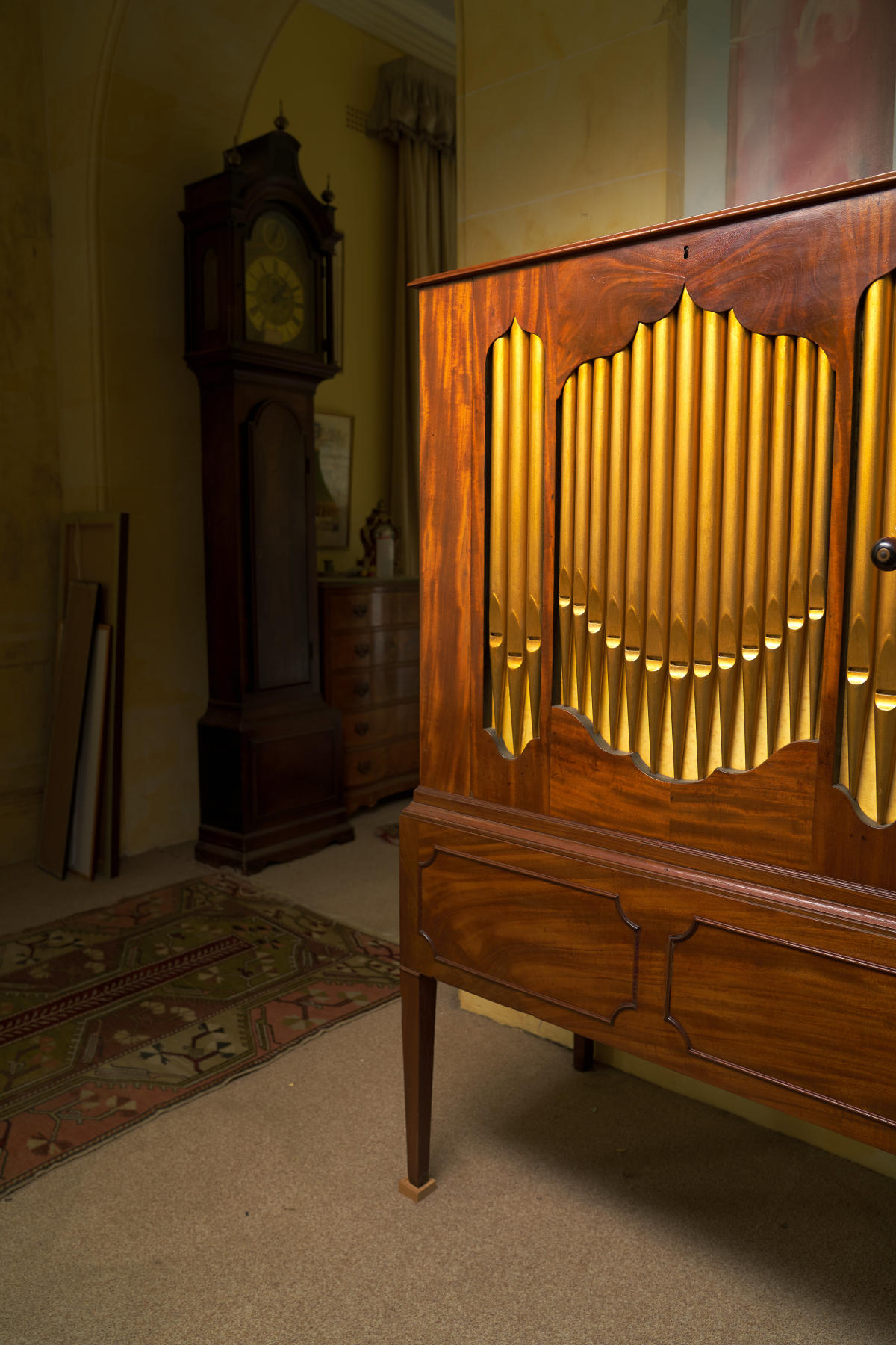 Barrel Organ, with thanks to David Pinnegar of Hammerwood House. Photo ©Patrick Harvey