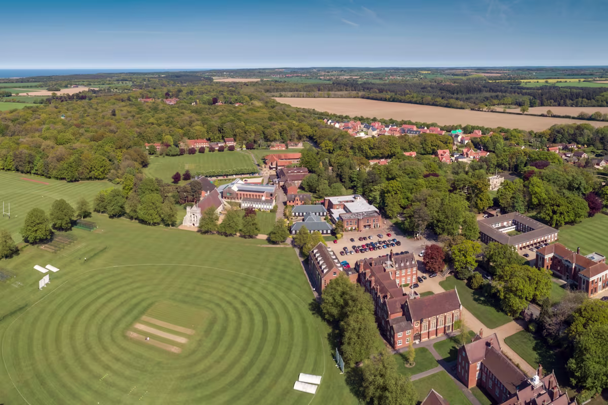 Gresham’s School is set on a 200 acre estate in the Norfolk Coast Area of Outstanding Natural Beauty | photo courtesy of MSSF