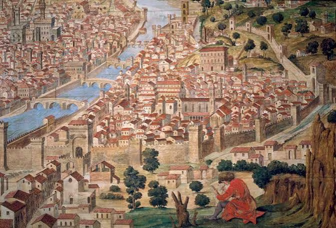 A view of Florence, attributed to Francesco di Lorenzo Rosselli (c. 1471-1482) | image in the public domain A view of Florence, attributed to Francesco di Lorenzo Rosselli (c. 1471-1482) | image in the public domain