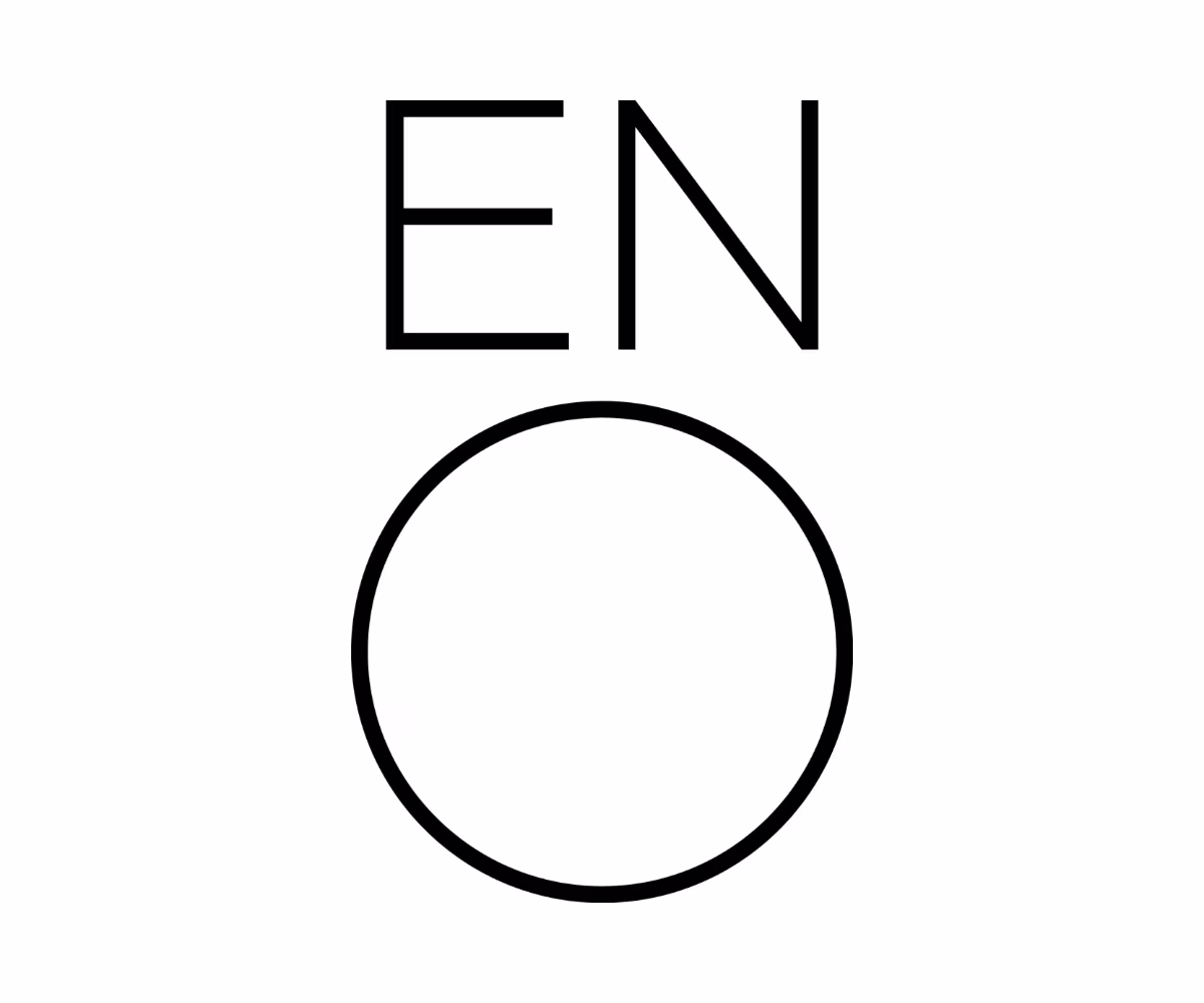 english national opera logo on white background