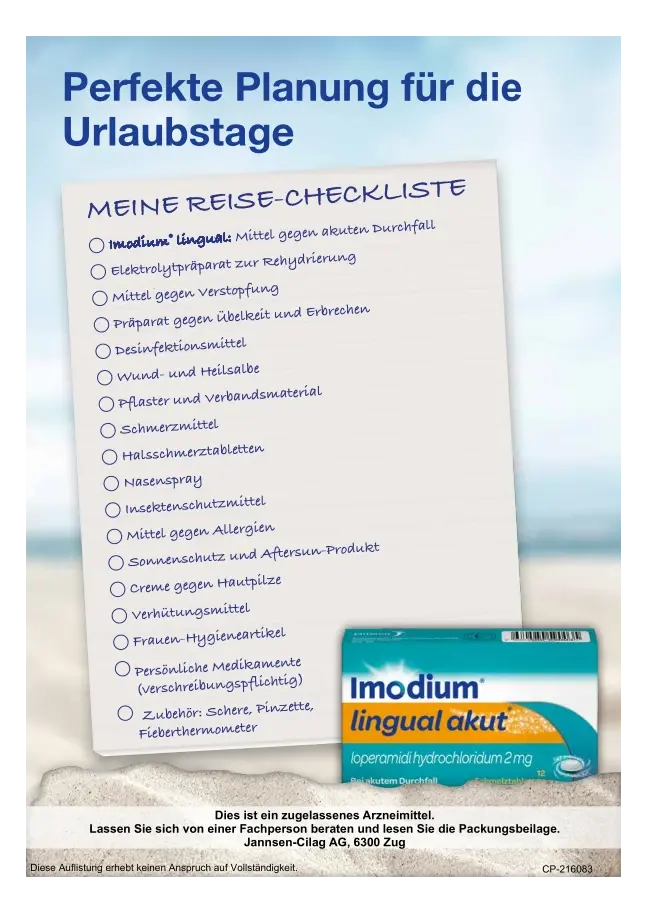 Reisecheckliste: Perfekte Planung für die Urlaubstage zum Download