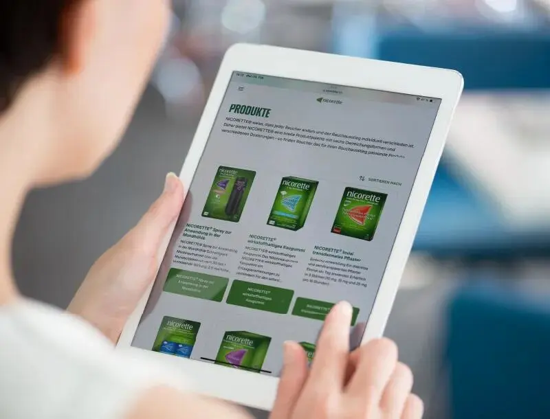 Nicorette Produktfinder