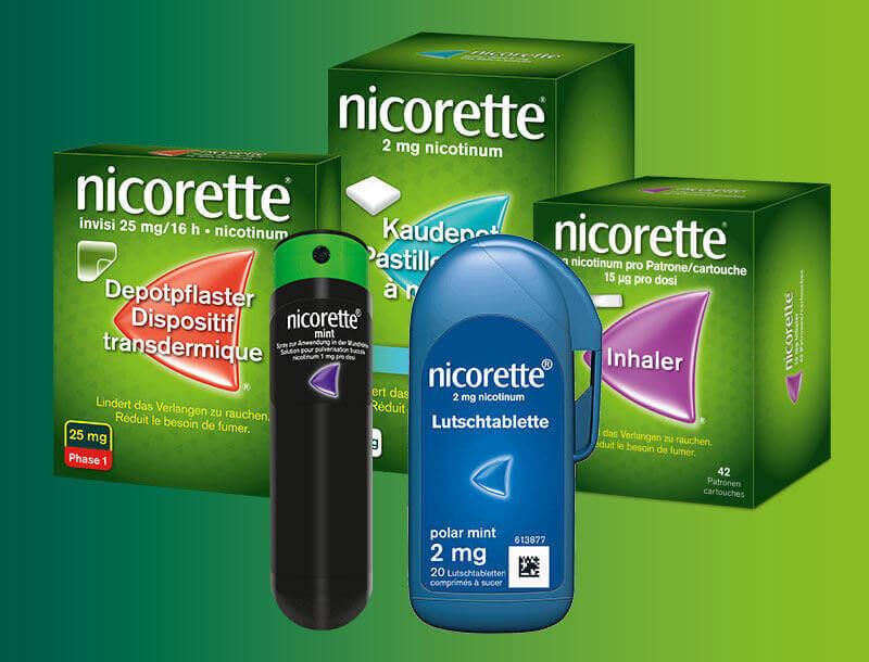 Aperçu des produits Nicorette