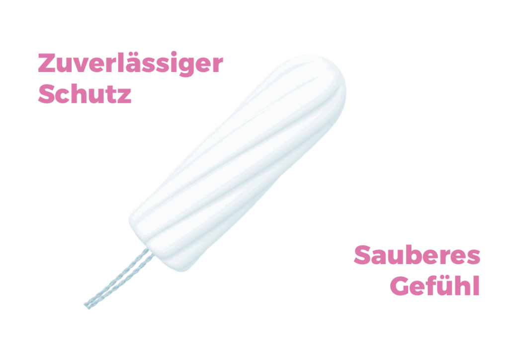 Grafik mit Produktinformationen zu o.b.® Original Super Tampons