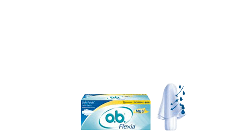 o.b.® Flexia ® Tampons Verpackung