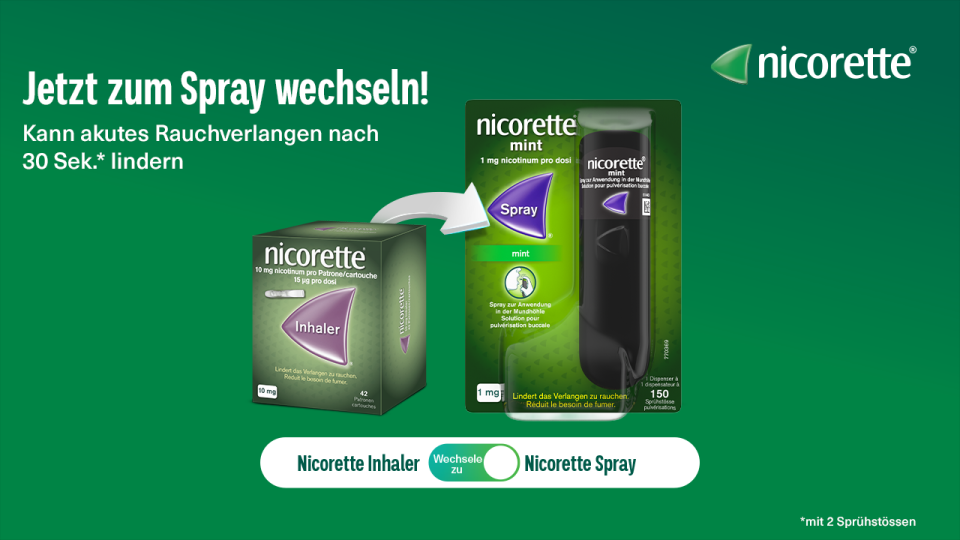 nicorette® Produkte im Überblick