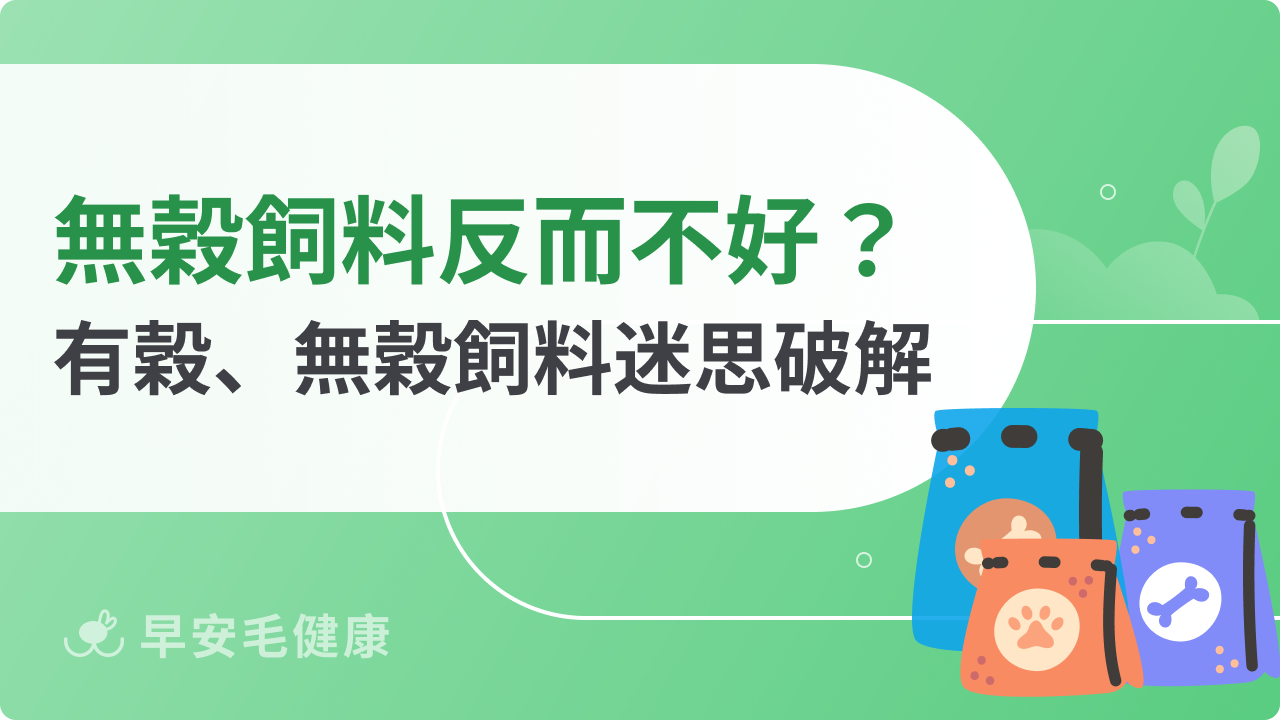 無穀反而不好?狗狗貓貓的有穀、無穀飼料營養迷思破解