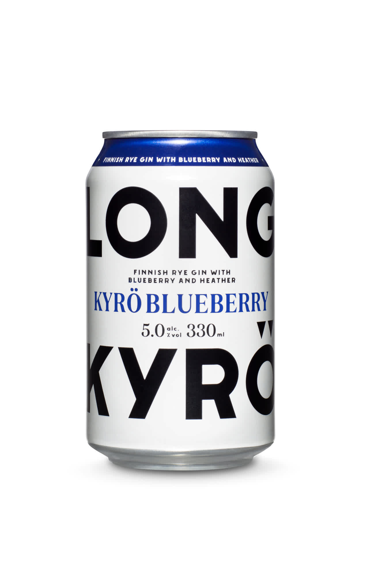 Product photo: Longkyrö Blueberry, Kyrö longdrink in a can