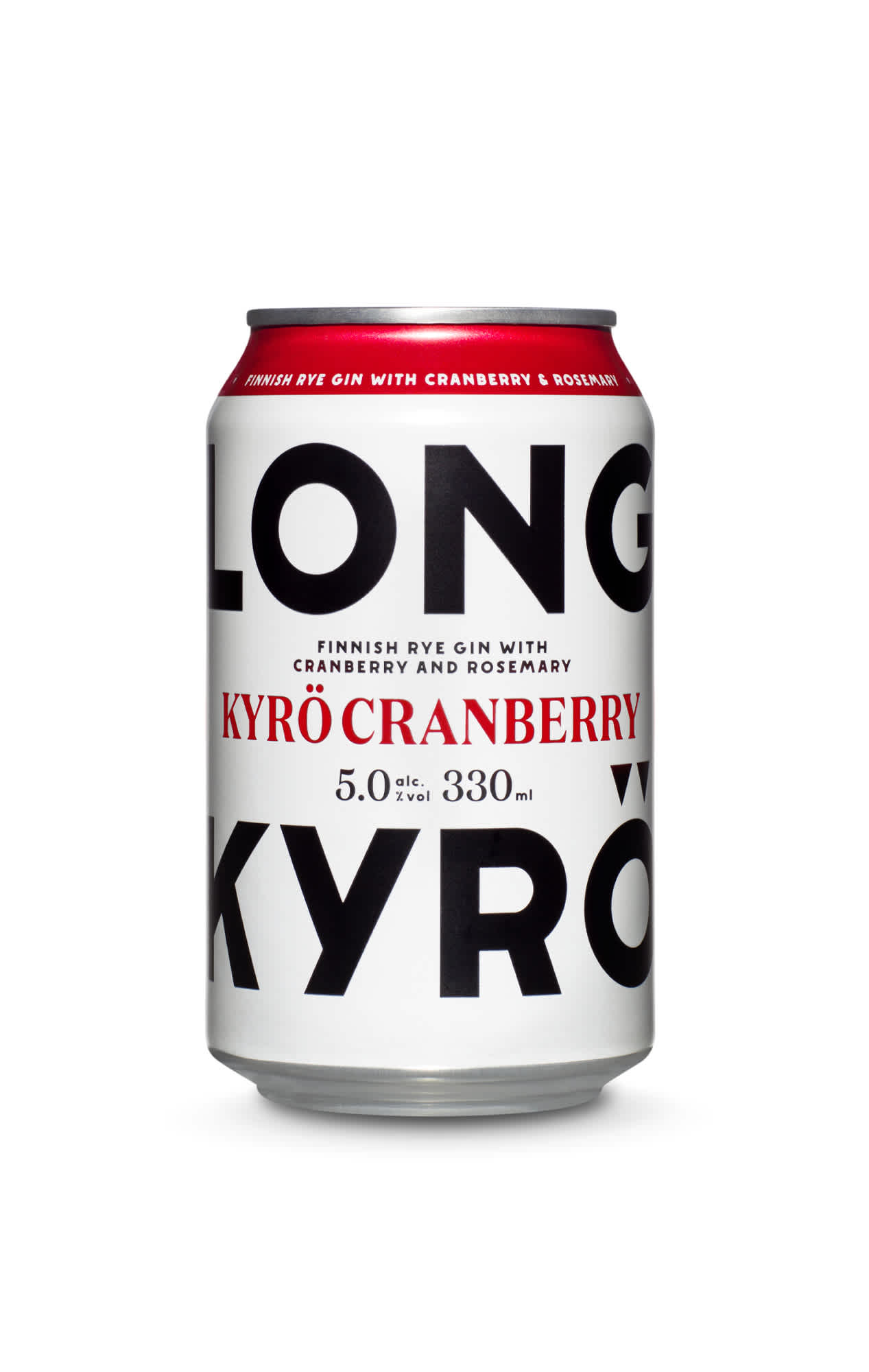 Product photo: Longkyrö Cranberry, Kyrö longdrink in a can