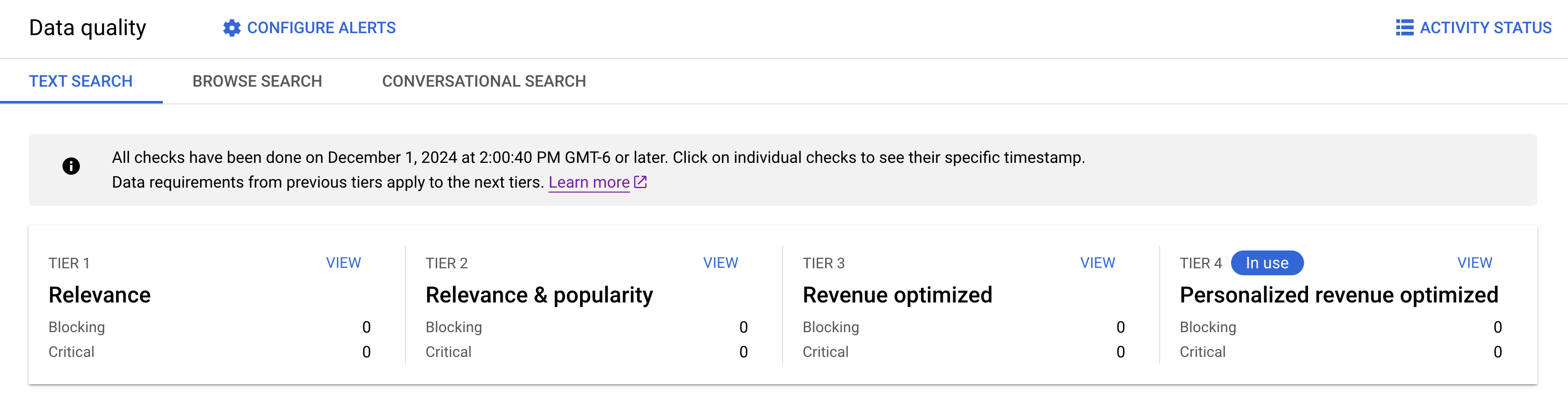 Unlock higher data quality tiers with additional user events.