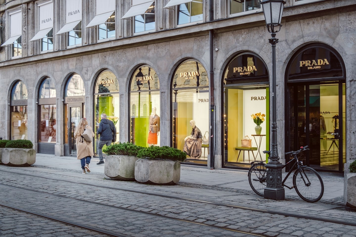 Boutique stores luxury shopping.