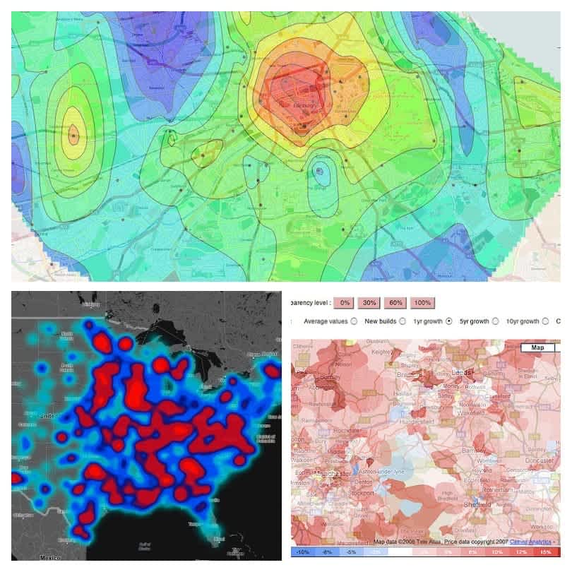 Google image search reveals all sorts of visuals are being categorized as heatmaps.