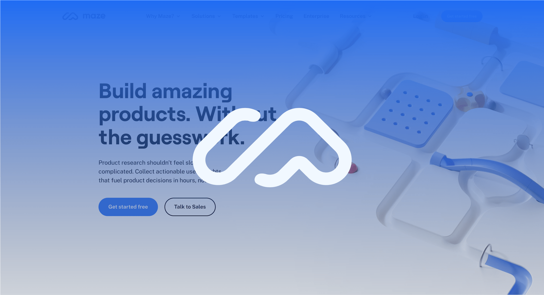 The Maze homepage