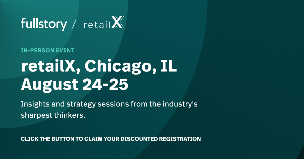 Visit us at retailX, an in-person conference for ecommerce pros