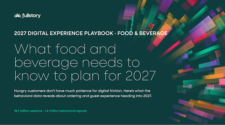 2027 Digital Experience Playbook for Food & Beverage
