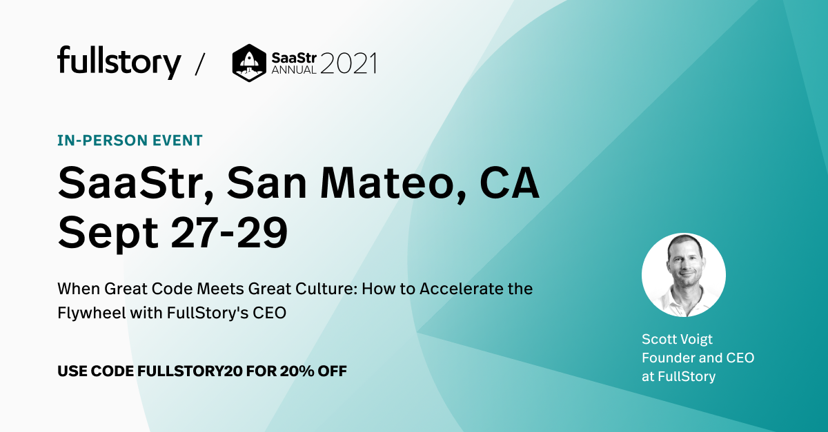 Join us in San Mateo, California  for the annual SaaStr conference.