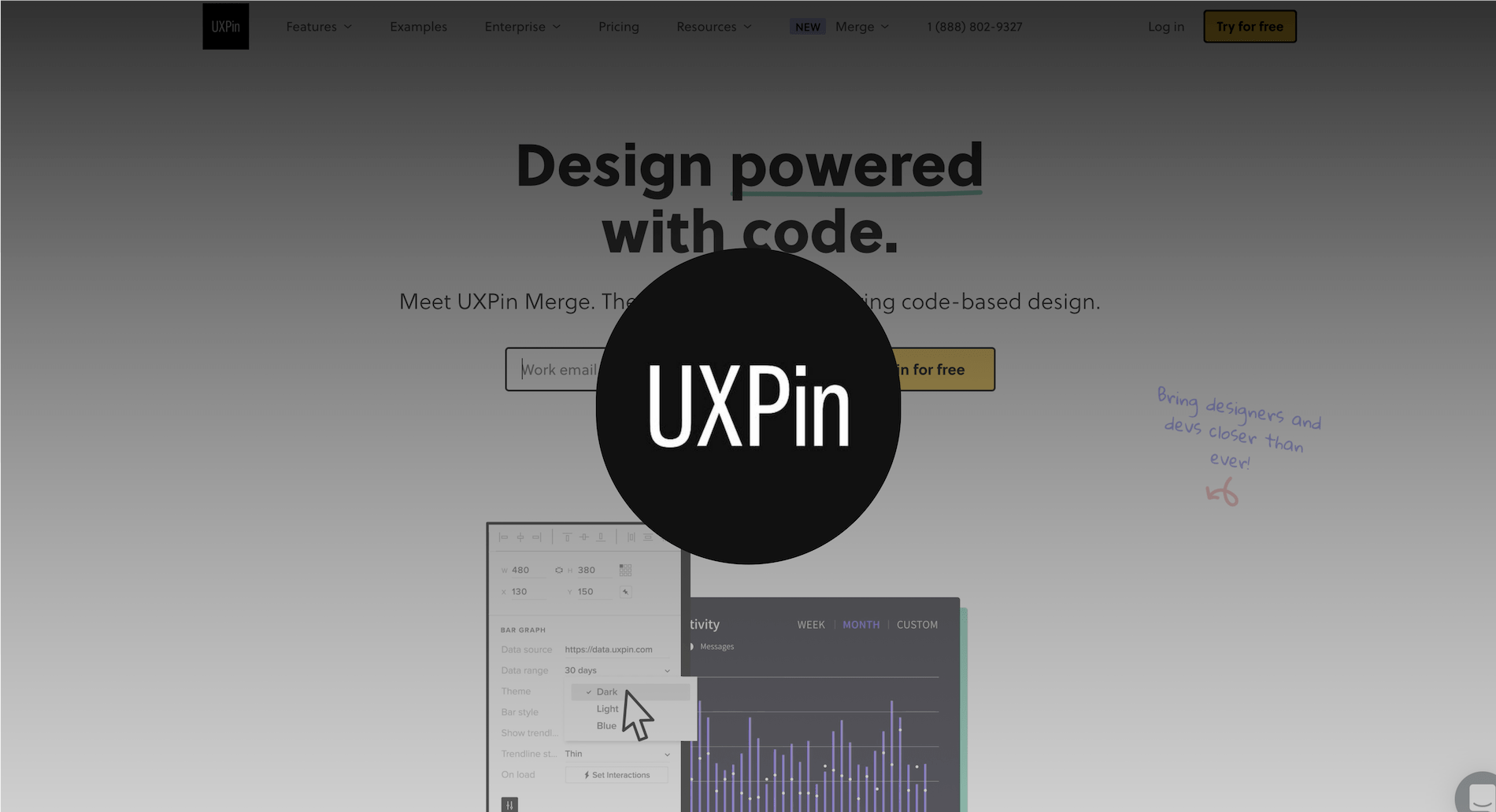 The UXpin homepage