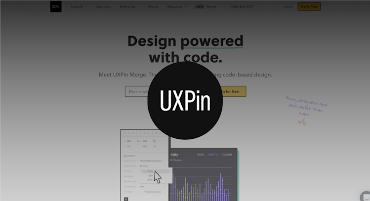The UXpin homepage