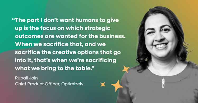 Rupali Jain creative and strategic business focus quote