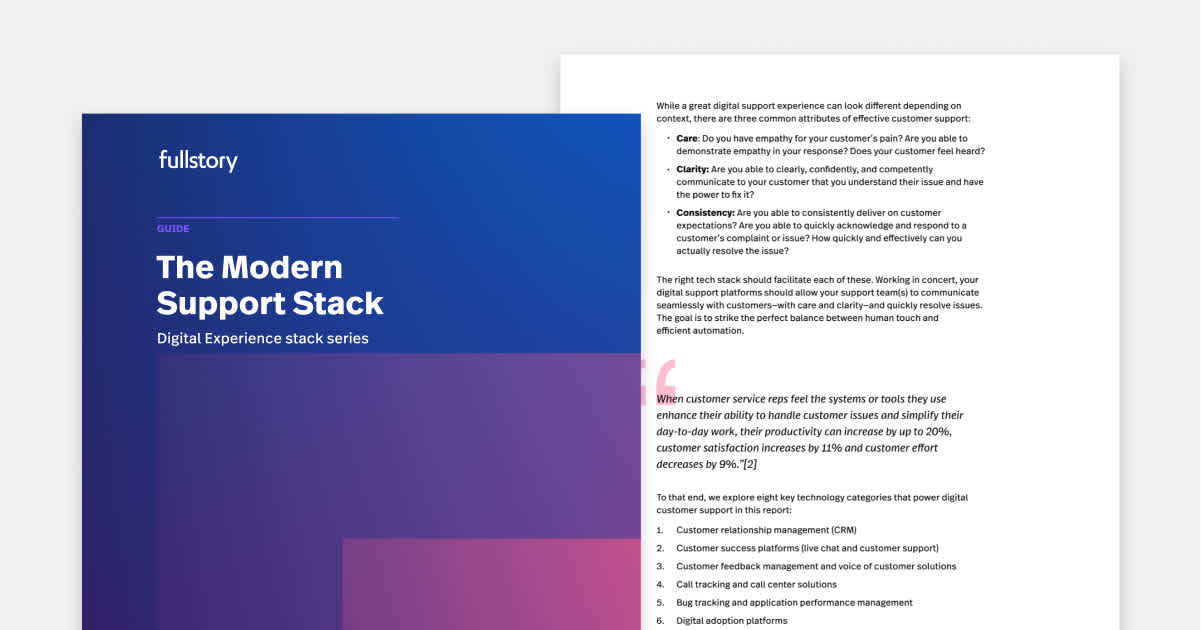 Introducing the Modern Support Stack