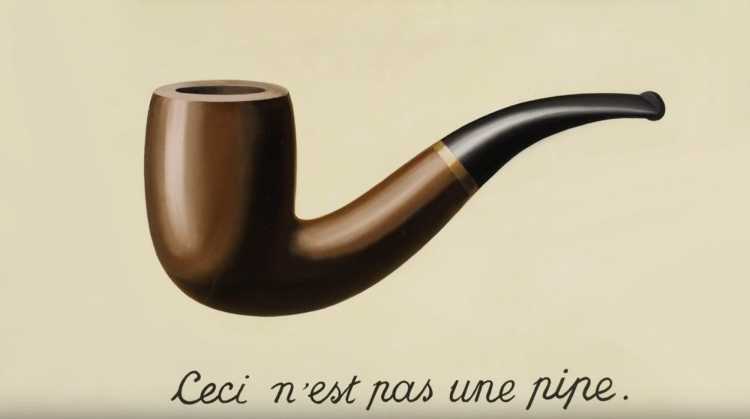 A painting of a pipe
