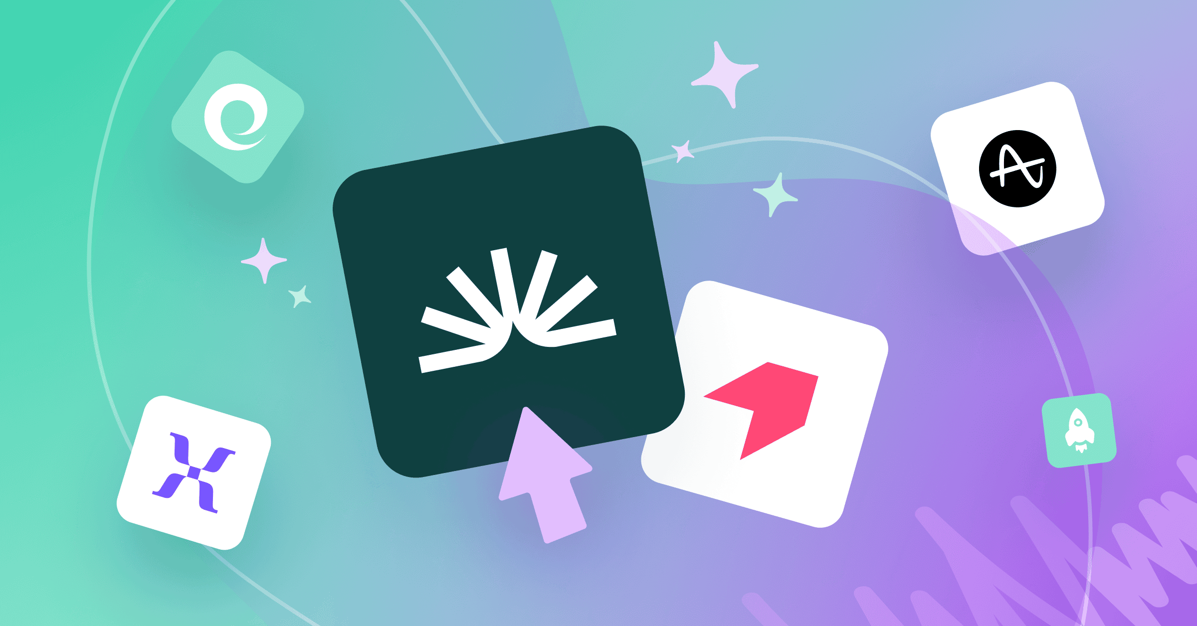 Fullstory logo alongside pendo competitors like LogRocket and Glassbox.