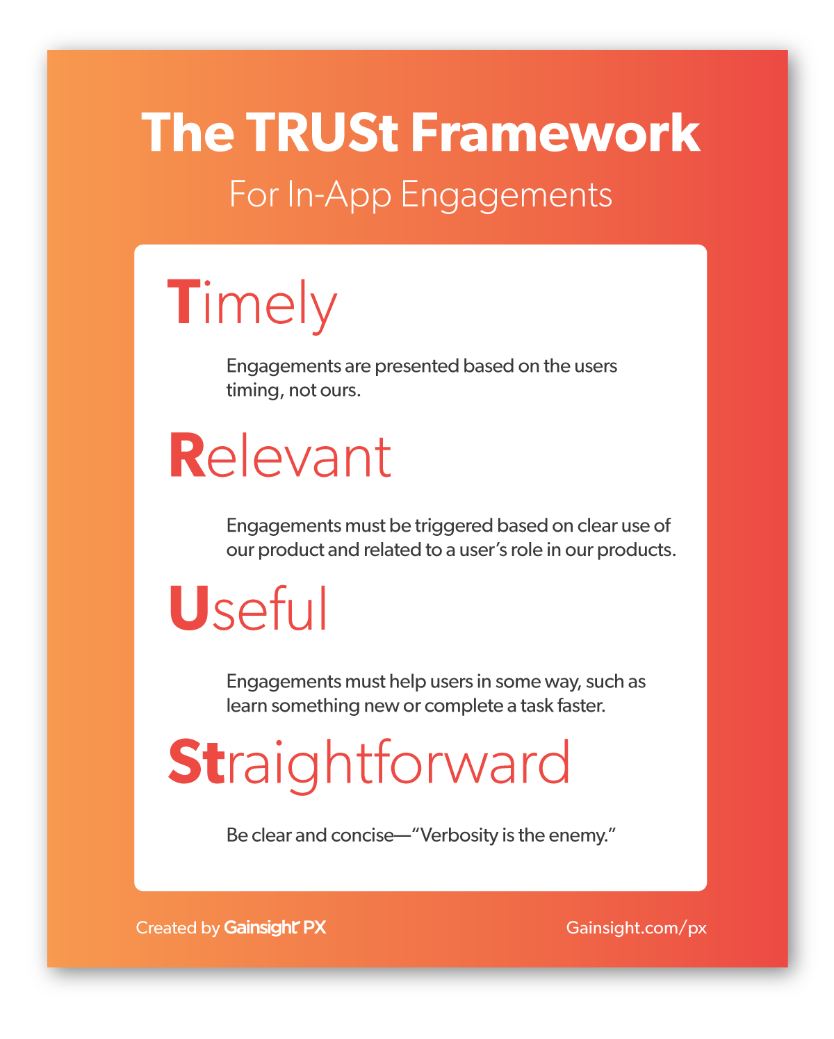Gainsight trust framework