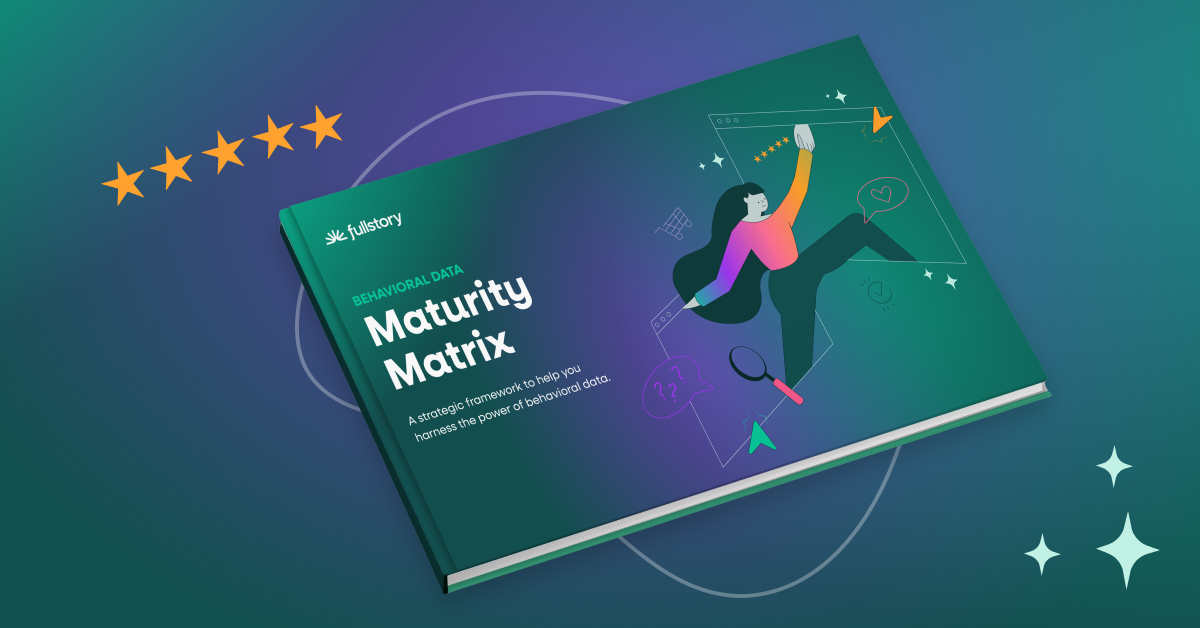 Behavioral Data Maturity Matrix Hero Image
