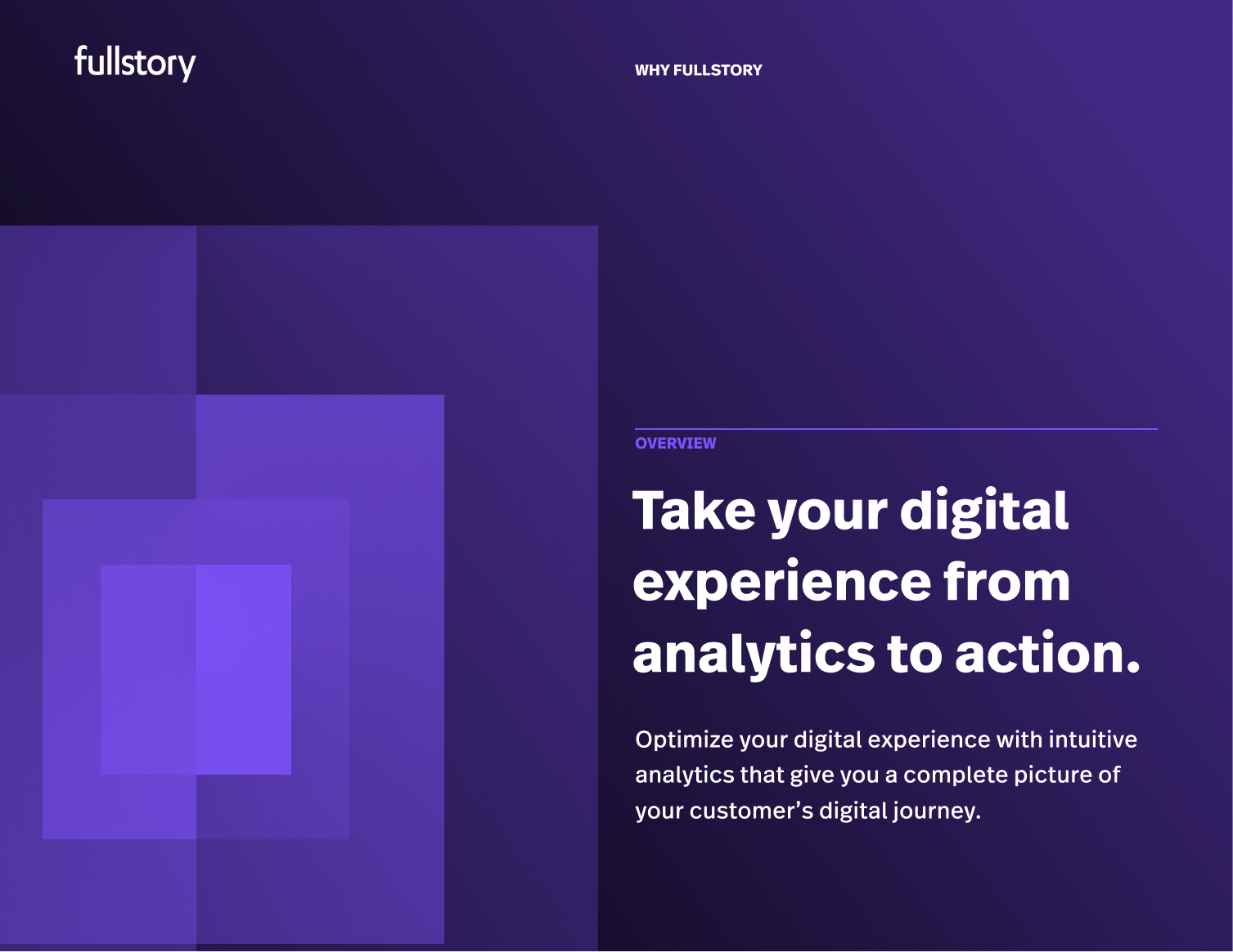 FullStory overview: Go from analytics to action with DXI