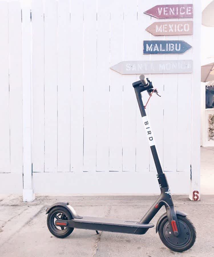 Instagram Picture of a Bird Scooter