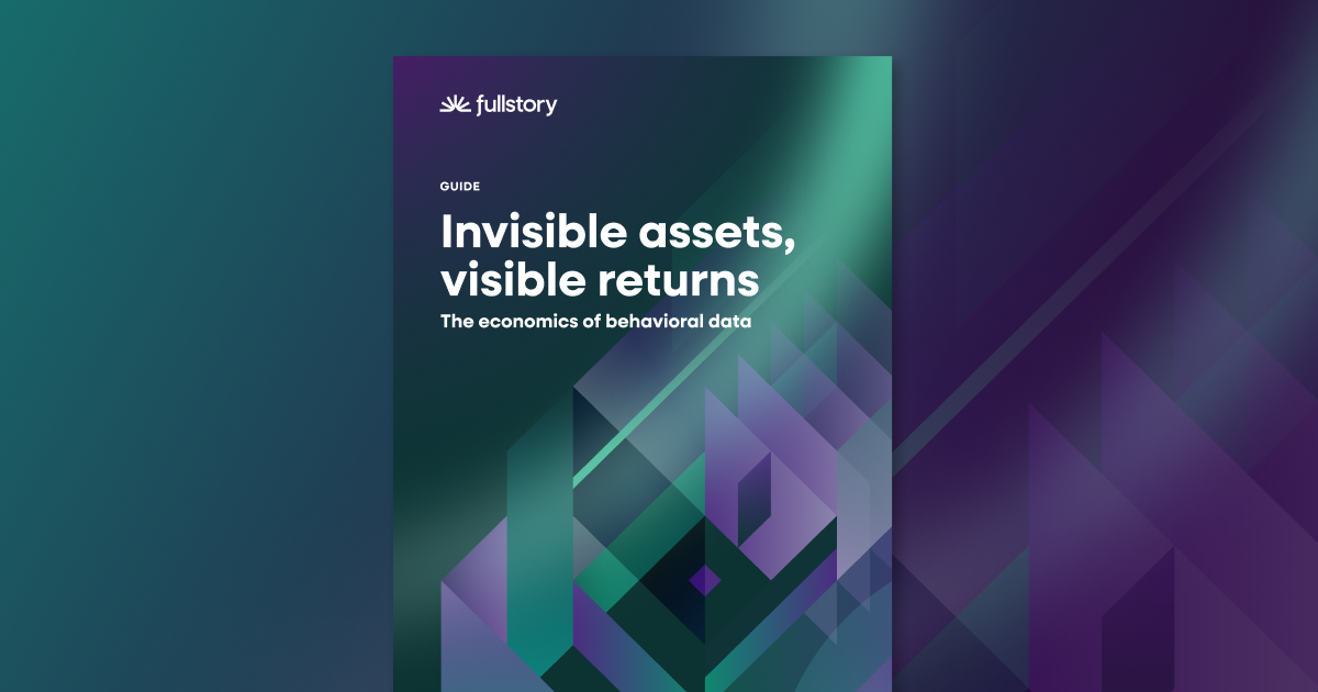 Invisible assets, visible returns: The economics of behavioral data