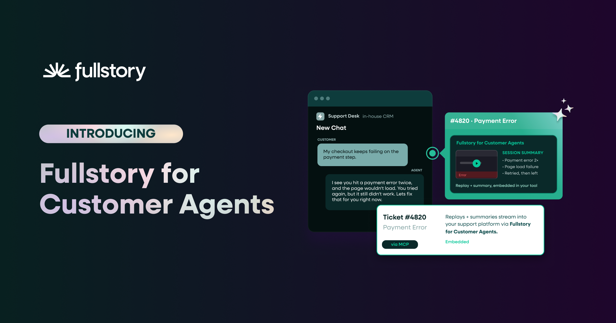Fullstory for Customer Agents