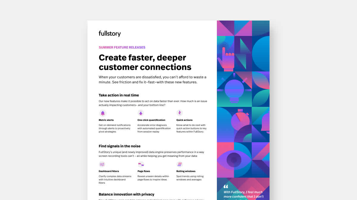 Summer feature releases enable faster, deeper customer connections